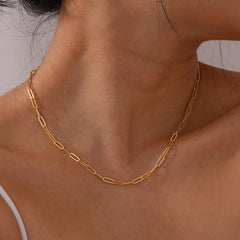 Cable Chain Necklace 18K